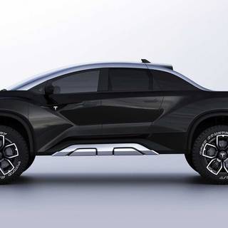 Tesla pickup truck wallpaper