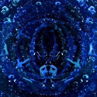 Electric blue wallpaper