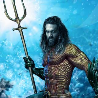 Aquaman trident wallpaper