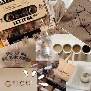 Beige aesthetic wallpaper