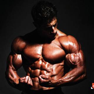 Aesthetic bodybuilders HD photoshoot wallpaper