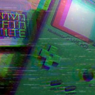 Glitch aesthetic wallpaper