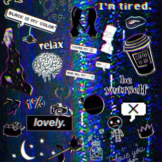 Glitch aesthetic wallpaper