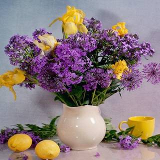 Lovely Lilacs wallpaper