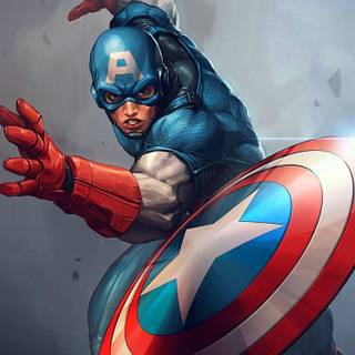 Captain America iPhone wallpaper