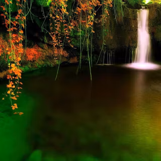 Azores waterfalls wallpaper