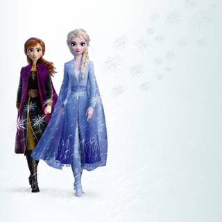 Elsa and Anna Frozen 2 wallpaper