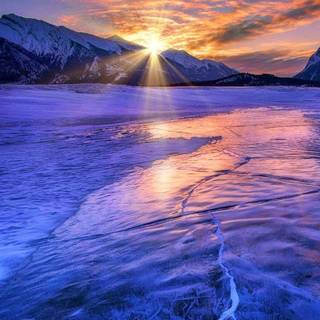 Beautiful lake landscape scenery wallpaper