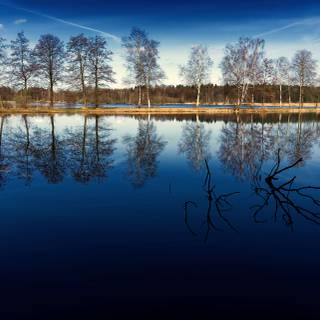 Beautiful lake landscape scenery wallpaper