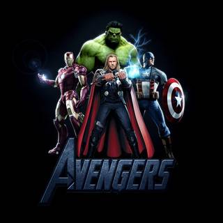 Symbols of Avengers wallpaper