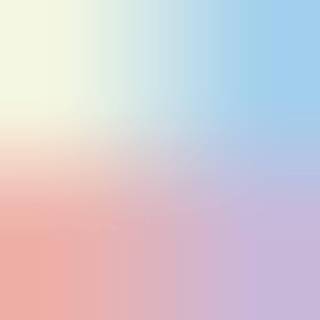 Seaside floral rainbow wallpaper