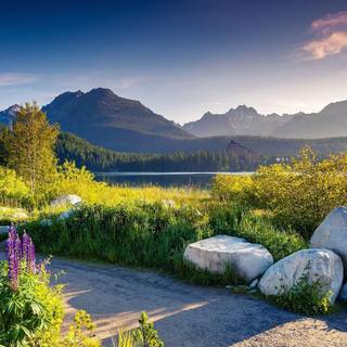 Mountain lake National Park High Tatra wallpaper
