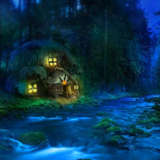 Forest fantasy wallpaper