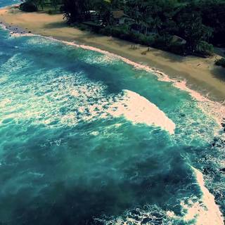 Waikiki aerial wallpaper