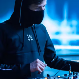 Alan Walker DJ logo wallpaper