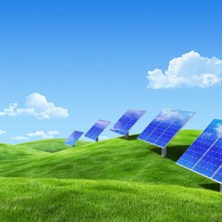 Solar energy wallpaper