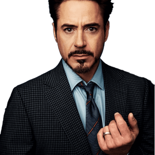 Tony Stark beard wallpaper