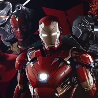 Tony Stark and Peter Parker wallpaper