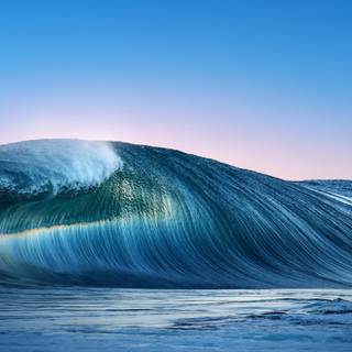 Ocean winds and waves wallpaper