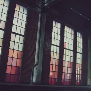 Modern glass wallpaper