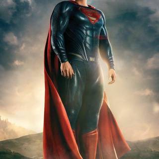 Superman full body wallpaper
