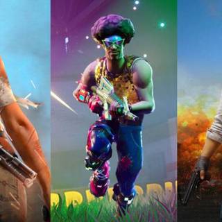 Free Fire vs PUBG wallpaper