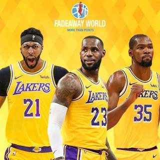 Lebron James and Anthony Davis wallpaper