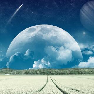 Planet rising wallpaper