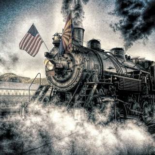 Old engine wallpaper