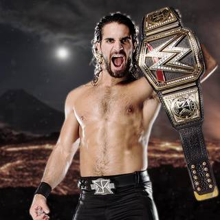 Becky Lynch and Seth Rollins wallpaper