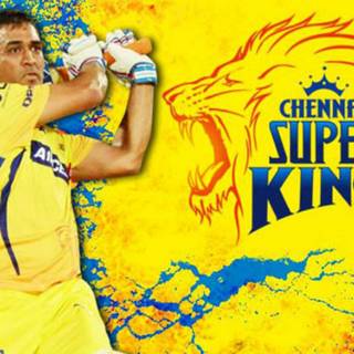 Chennai Super Kings logo wallpaper