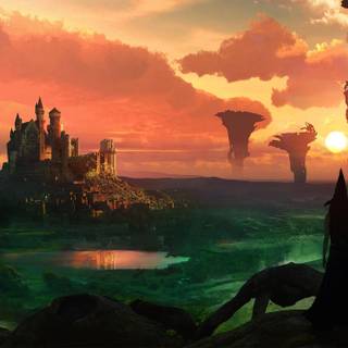 Magical sunset wallpaper