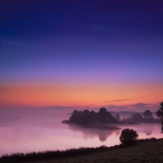 Morning twilight wallpaper