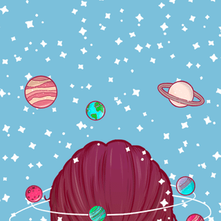 Cute planets wallpaper