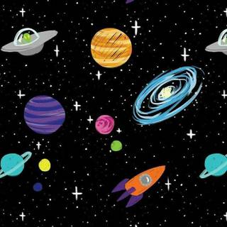 Cute planets wallpaper