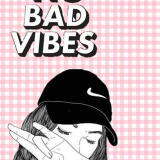 No bad vibes wallpaper