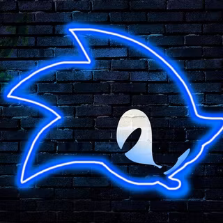 Neon logos wallpaper