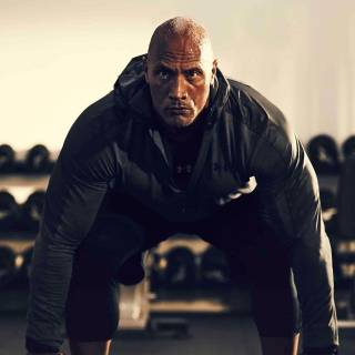 Dwayne Johnson workout wallpaper