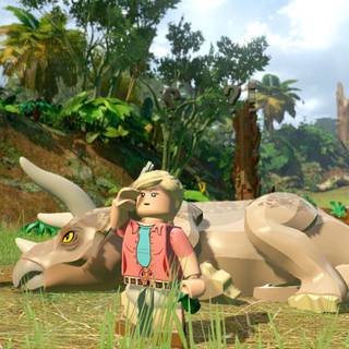 Lego Jurassic World wallpaper