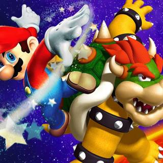 Bowser's Castle Super Mario wallpaper