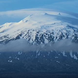 Snaefellsjokull volcano mountain Iceland wallpaper