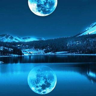 Amazing moonlight wallpaper