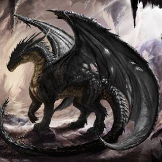 Dragon fantasy art wallpaper