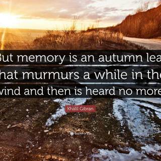 Autumn memories wallpaper