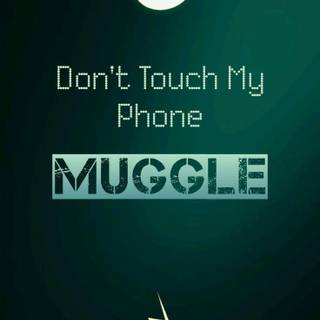 Don't Touch My Phone Muggle wallpaper