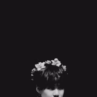 BTS black and white wallpaper