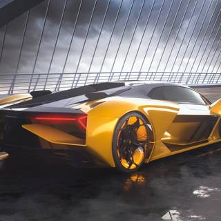 Electric Lamborghini Hypercar wallpaper