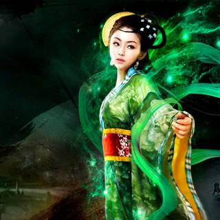 Gorgeous  fantasy girl wallpaper