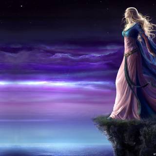 Gorgeous  fantasy girl wallpaper