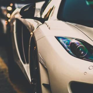 White McLarens wallpaper